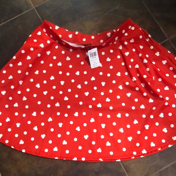 disney minnie mouse polka dot skater dress